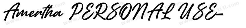 Amertha PERSONAL USE字体转换